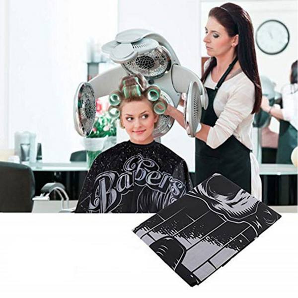 Frisørforklæde Barberforklæde Forklæde 155x144cm