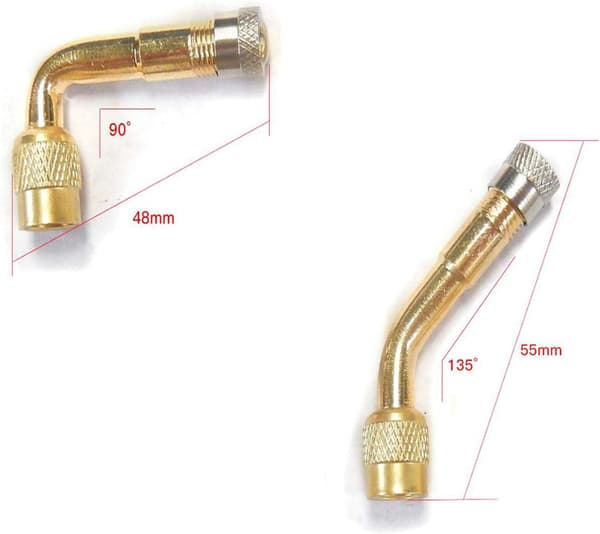 4 st Professionella Däckventilförlängningsadapter Kit