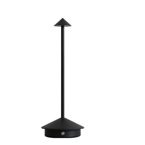 Zafferano Pina Pro - Dimbar LED-bordslampa i aluminium, IP54-skydd, för inomhus-/utomhusbruk, stickkontakt, H29cm, EU-kontakt - Corten-Wellngs