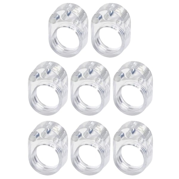8x Dørstopp for Håndtak - Transparent