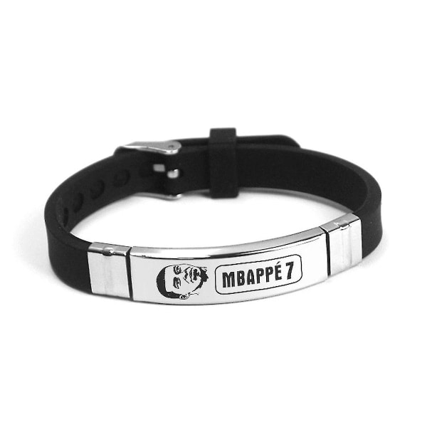 Mbappe 7 Fotbollsstjärna Armband Herrarmband Utomhussportarmband
