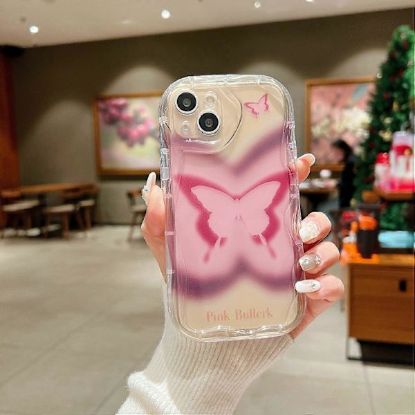 Bakdeksel til iPhone 14, mykt TPU-mønstertrykk