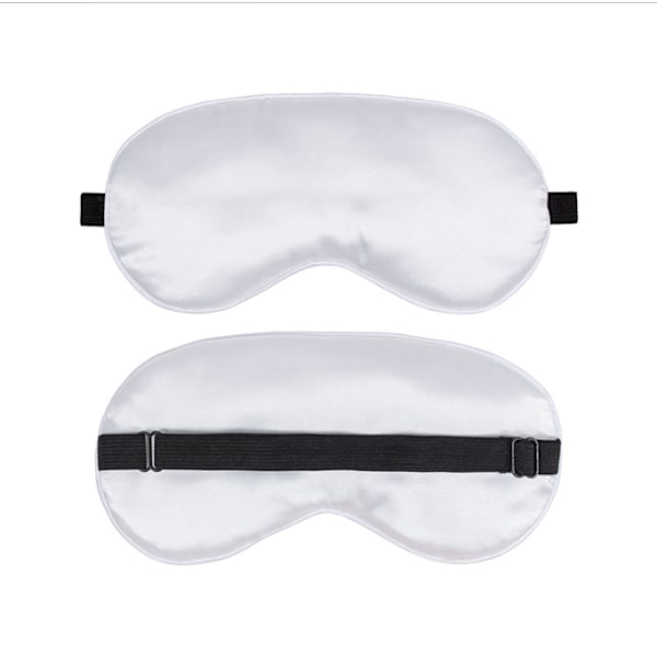 Rejse Sovemaske Åndbar Justerbar Spænde Sovemaske (Hvid) White