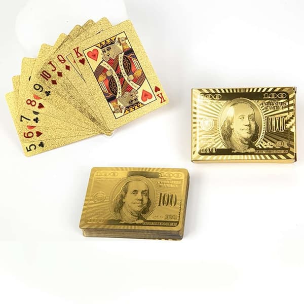 Kortspil - Spillekort - Poker - Guld