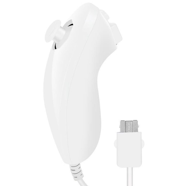 Nintendo Wii -kaukosäätimelle langaton ohjain white Left