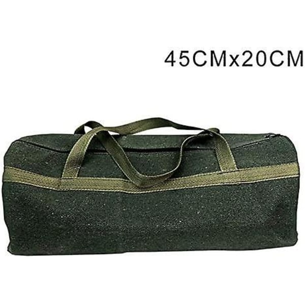 Lærredstaskesæt sæt induktionstaske Armygrøn 45-20 cm