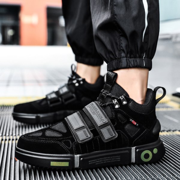 Instagram Four Seasons Fashion Week vintage board skor med sneakers par mode skor black 38
