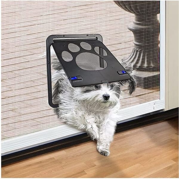 Dyrskjermdør for katter med magnetisk lukking (29×24cm)