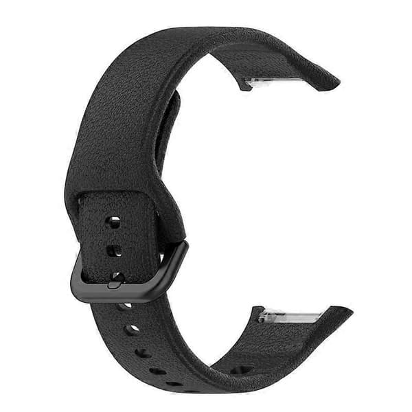 Tekstureret silikone urrem til Oppo Watch Free med sort spænde