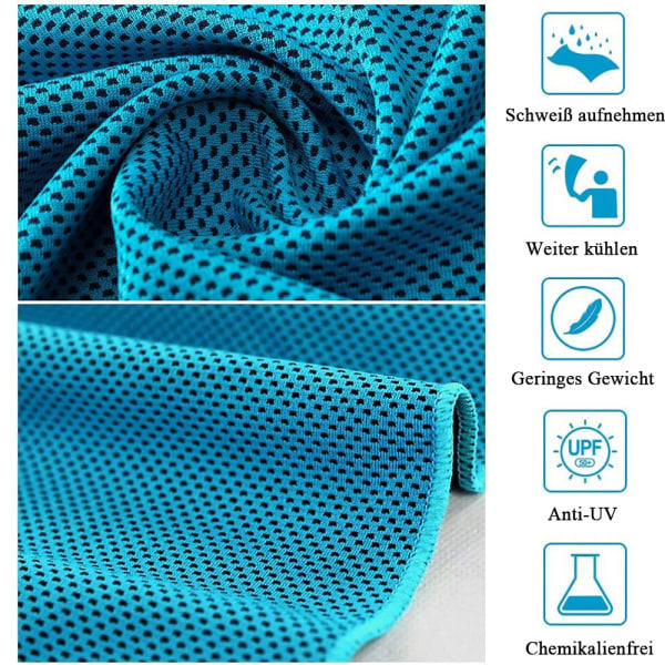 Kylhandduk, sport handduk, handduk, kyl mikrofiber handduk