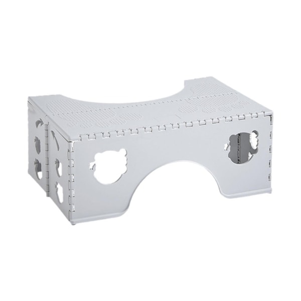 Foldbar skammel fodskammel grå grå Grey