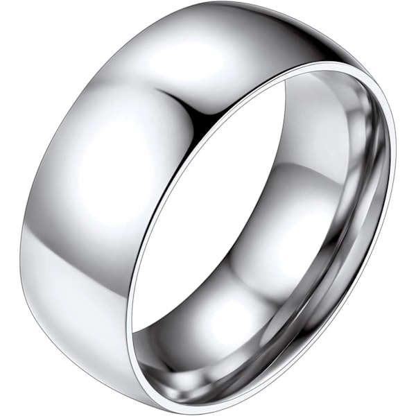 Stainless Steel Band Rotating Finger Rings, Minimalist Midi Friendship Spinner Rings with Various Sizes