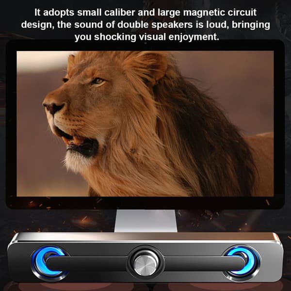 Computerhøjttaler USB-kabel Stereo Højttaler Surround Soundbox