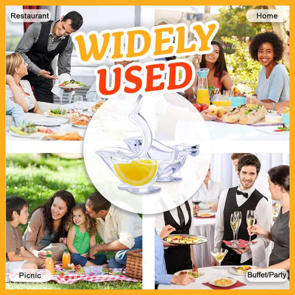Akrylisk citronpress i form av en fågel - Ergonomisk citronpress med hällpip - 5 delar 5pcs
