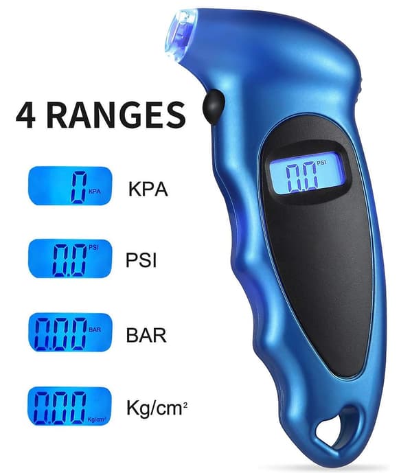 Digital Dekktrykksmåler 150 Psi For Bil Lastebil Sykkel