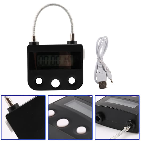 Tidslås Elektronisk Timer Lås Husholdnings Midlertidig Lås Tidslås Elektronisk Lås Nedtælling