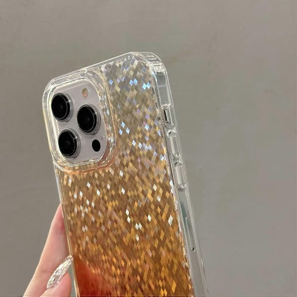 For iPhone 14 Pro Max Deksel Dobbeltsidig IMD PC+TPU Støtsikkert Telefondeksel