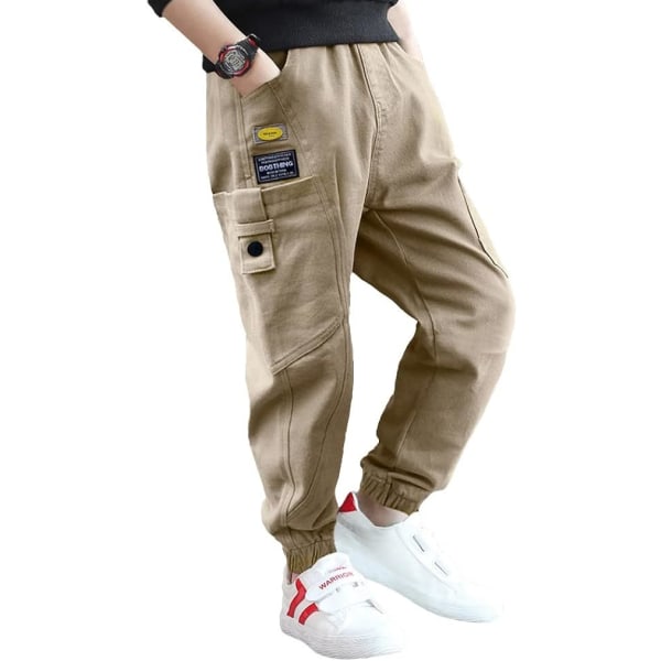 Kaki overalls til drenge Camo bukser til børn (110-120)cm khaki 110-120