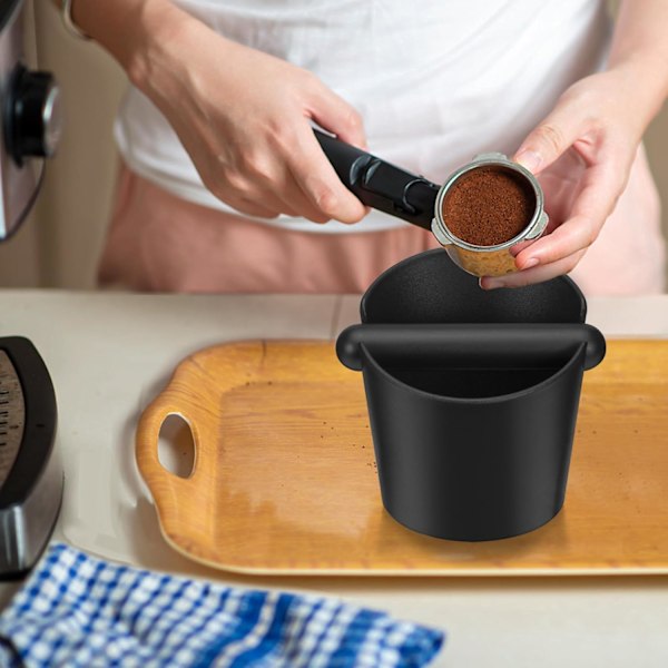 Kaffebankeboks, beholder for kaffegrut, kaffebankebeholder, kaffetilbehør, barista tilbehør