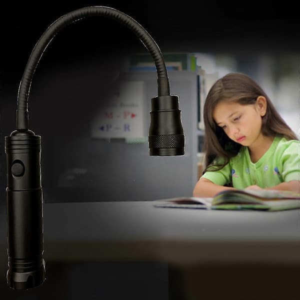 LED Magnetisk Base Arbeidslys Justerbar Inspeksjonslykt Fleksibel Lommelykt