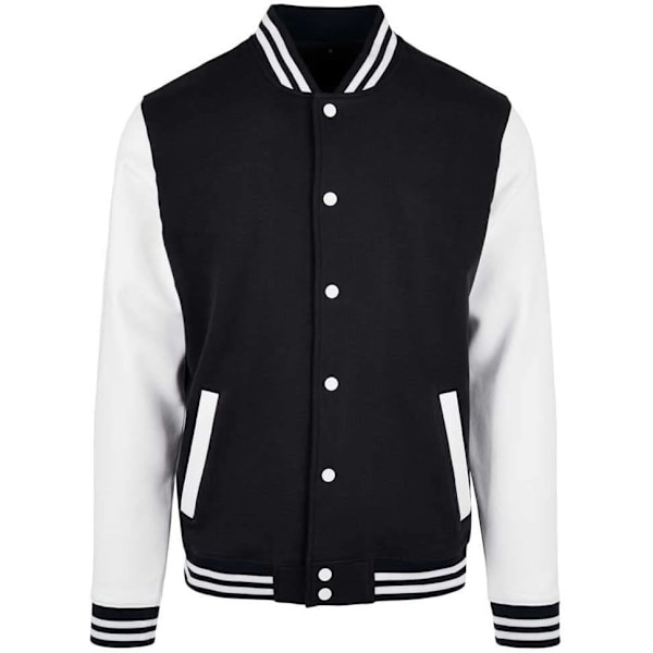 Bygg ditt varumärke Herr Basic College Jacka XXL Black / White