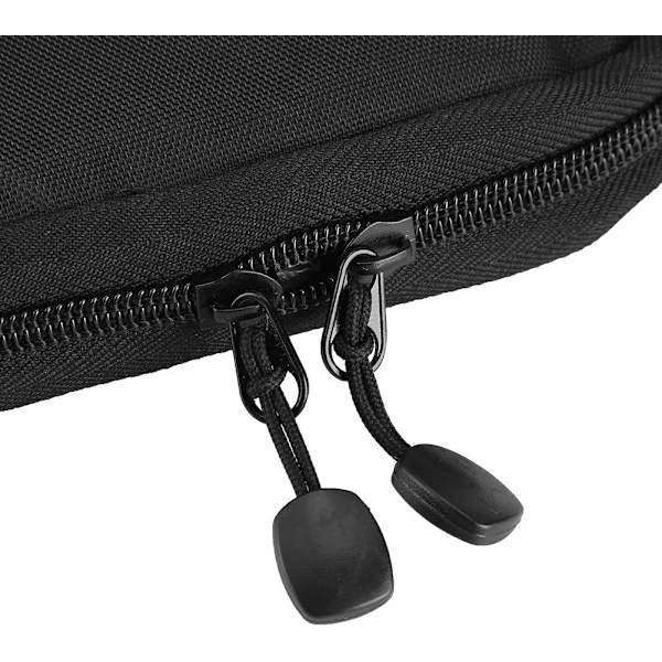 Bærbar kabelarrangør til digitale enheder USB-headset Kabelopbevaringspose til kontorrejser, sort