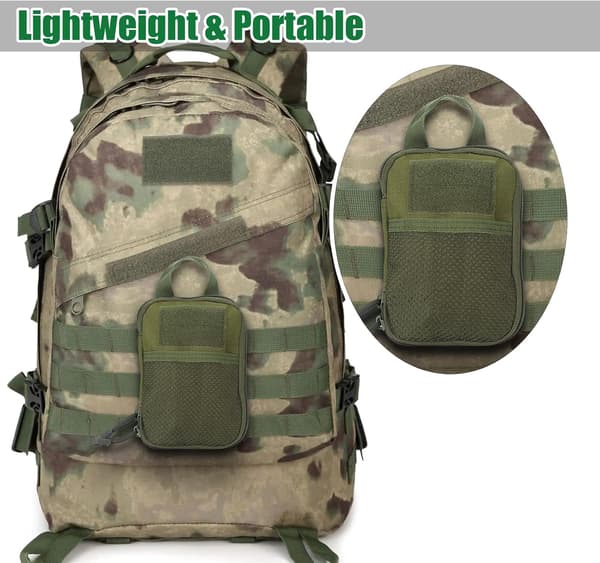 Nylon militär, midjeväska utomhus sportväska grön