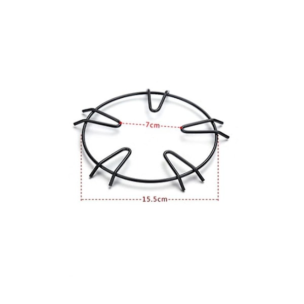 Gasfyr Rack Rustfrit Stål Wok Rack Gasfyr Tilbehør