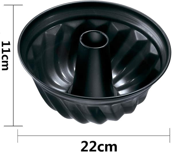 2-delt Bakepaner Ringkakeformer med Non-Stick Belegg