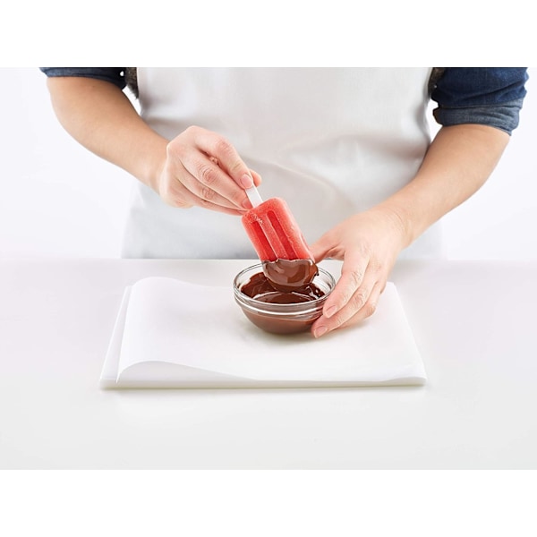 Mini stapelbara silikonformar för hemlagad glass, 10,5 cm, flerfärgade red