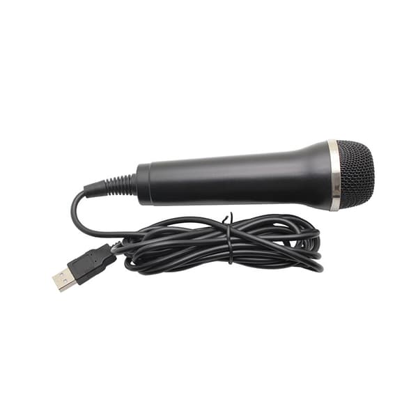2x USB-mikrofonia, musta