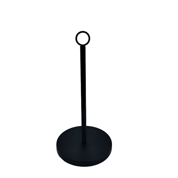 Kjøkkenrullholder - Stående papirhåndkleholderstativ for kjøkkenruller, moderne kjøkkenbenkorganisator. black