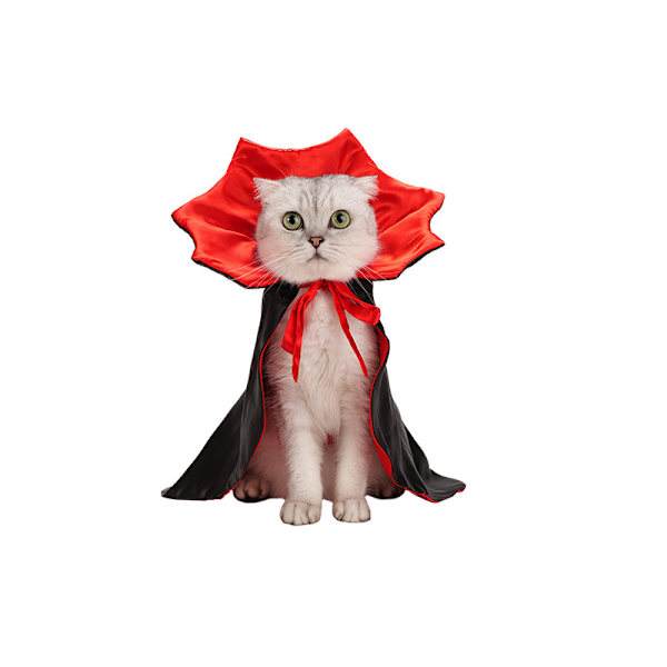 Hundekappe Kostume  Kæledyrs Kostume Vampyr Kappe Hexe Tøj til Små Mellemstore Hunde Katte Hvalp