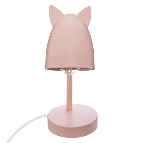 ®RisingFF Metall Ørelampe - E14 - 25 W - H. 31 cm - Rosa