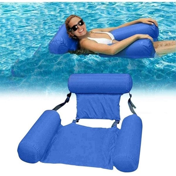 Inflatable water hammock floating chairs for pool and beach