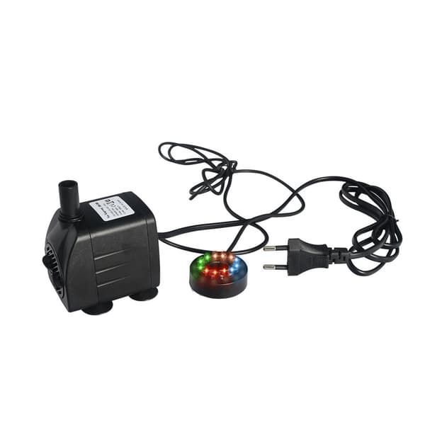 15W LED Akvarium Prydnadsfontän Vattenfontän Pump