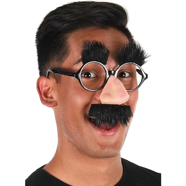 elope Groucho Marx Näsa Glasögon med Mustasch Kostymtillbehör