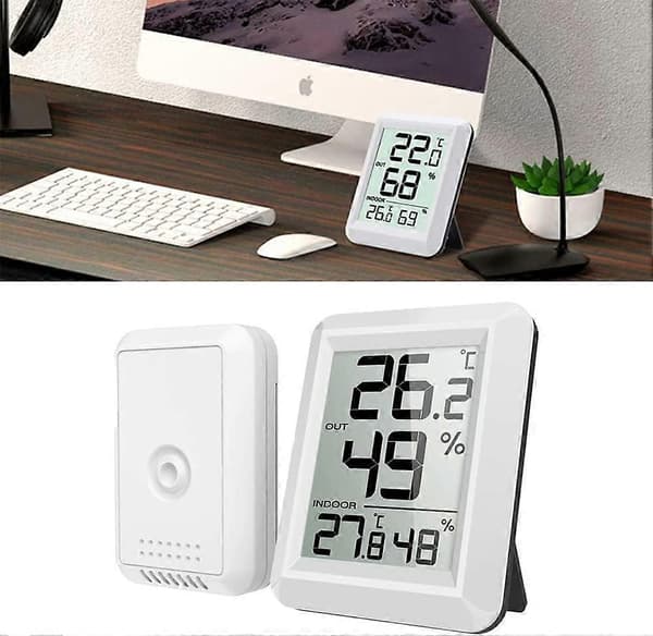 Trådløst Wifi Termometer Digitalt Termo Hygrometer Indendørs Udendørs