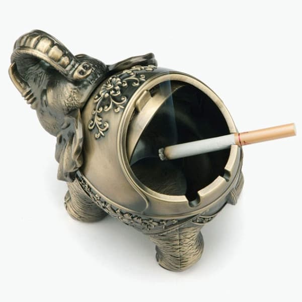 Askebæger, Askebæger med låg, Vindtæt Elefant (Bronze)