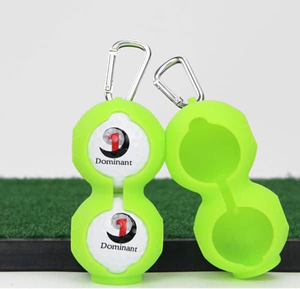 3-pack Silikon Golfpåsehållare Midjepack Organizer med Karabinkrok