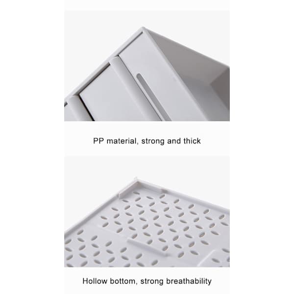 Förvaringslåda för kosmetika, kontor, vit, 28*4*17*13cm white