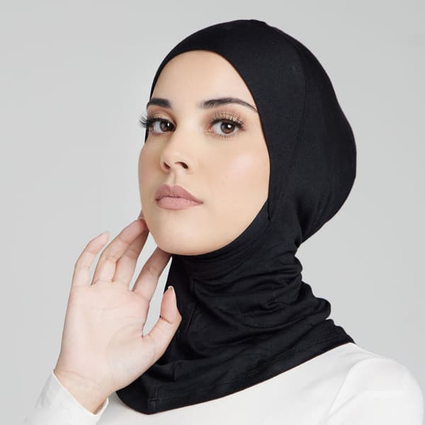 Elastisk pullover lang hals, ett-delt hatt, malaysisk etnisk hatt, hodeskjerf