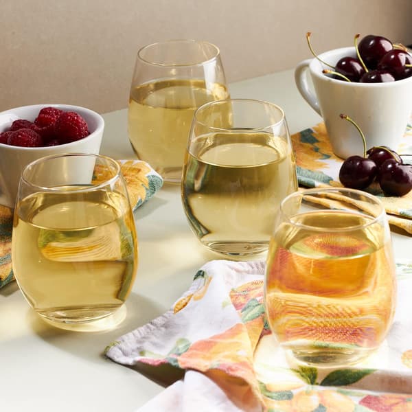 Dricksglas Set om 4 390ml | Glas Tumblers Presentförpackning | Cocktails, Drycker, Juicer