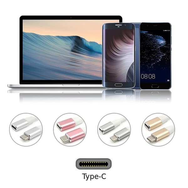 USB-C Förlängningskabel USB 3.1 Typ C Hane till C Hona Förlängningskabel Adapter Converter Data Sync Ch
