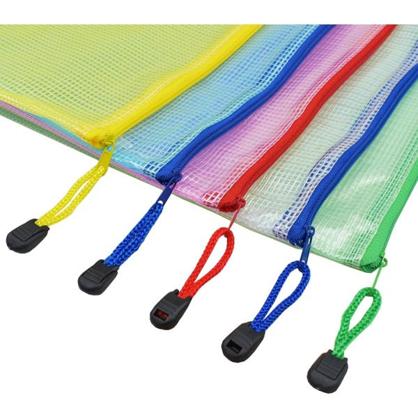 pcs plastfickor A4-mapp Dokument Ziplock-påsar A4 Zip-påse