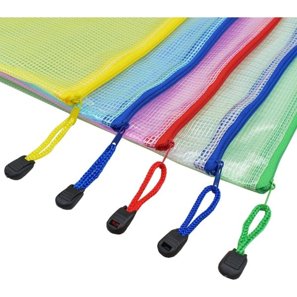 pcs Plastlommer A4 Mappe Dokumenter Ziplock poser A4 Zip pose