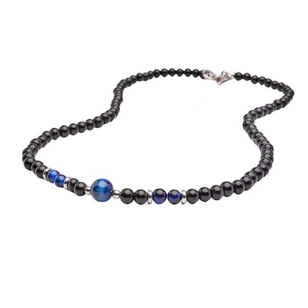 Miesten helminauha | Miesten helminauha | Jalokivi Healing Crystal -kaulakoru Negra / azul