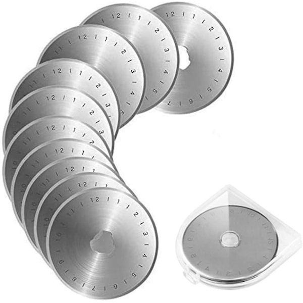 10 stk. roterende blader med 45 mm erstatningsblader