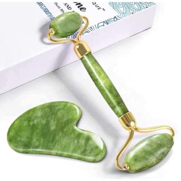 Gua Sha -hierontasetti, suuri, kehittynyt - vihreä