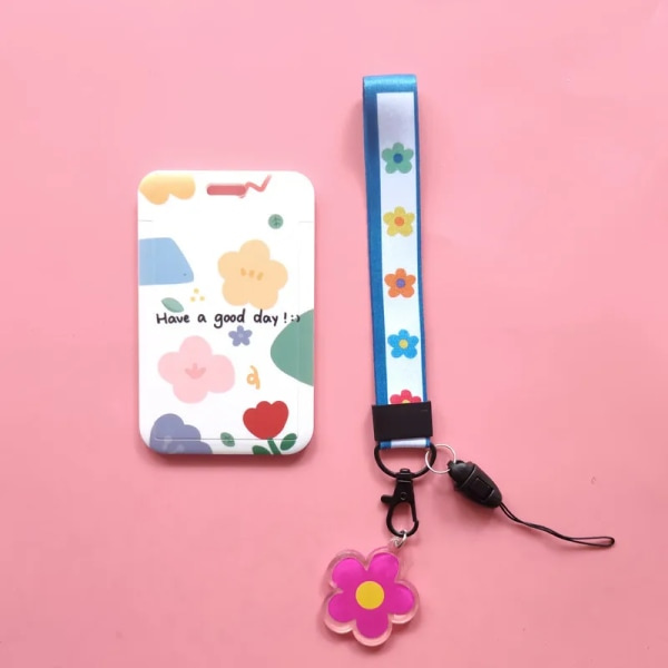 Kreditkortshållare för kvinnor Plast Mode Söt Kvinnlig Omslag Studentkortfodral Buss ID Halsband Badge G String G String